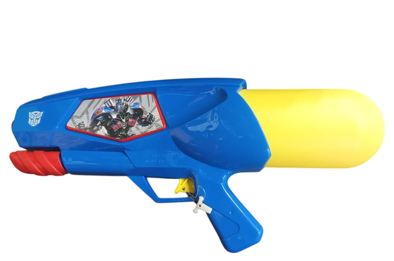 Large Dinosaur Water Gun - Blue, Yellow, and Red
