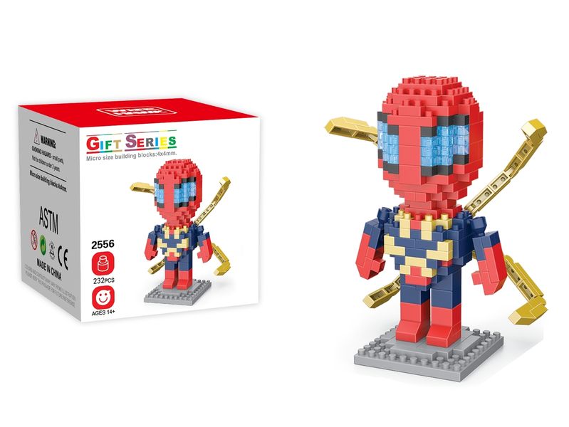 Wisehawk Spider Man - 232 Pieces (9.5cm Tall)