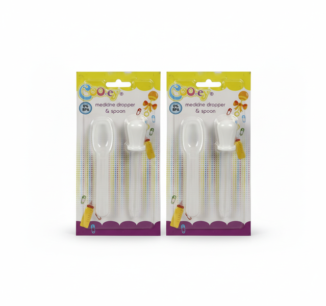 Cooey Medicine Dropper and Spoon Set for Accurate Dosing - 2 Pack