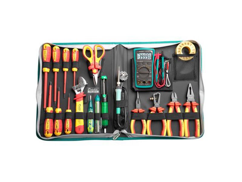 PRK PK-2810B - 1000V Insulated Tool Kit for High-Voltage Electrical Work