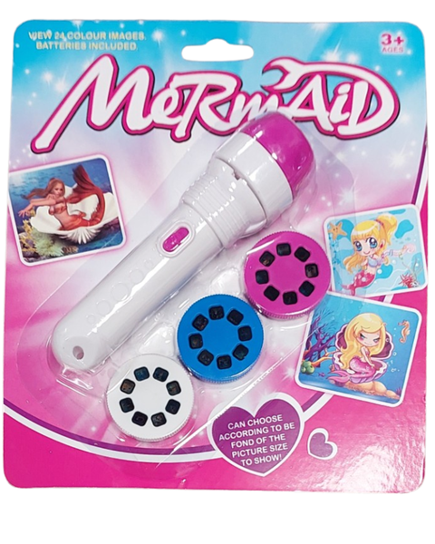 Mermaid Projector with 24 Images and a Torch