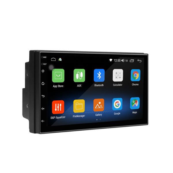 Carplay Screen for Car, 7" HD Wireless Car Play GPS Touchscreen - Black