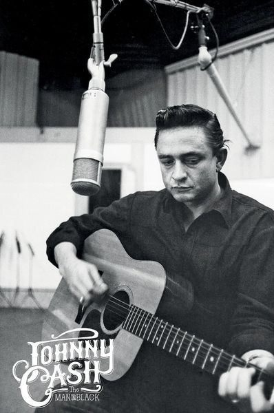 Johnny Cash Studio Poster - 61cm x 91.5cm