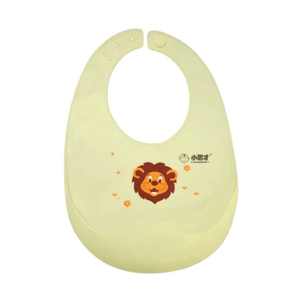 3 Pack - Silicone Baby Feeding Bib - Yellow