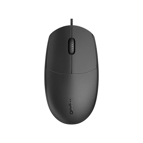 Rapoo N100 Black Wired Mouse 2