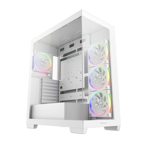 DeepCool CG580 4F V2 ARGB ATX Gaming Chassis - White