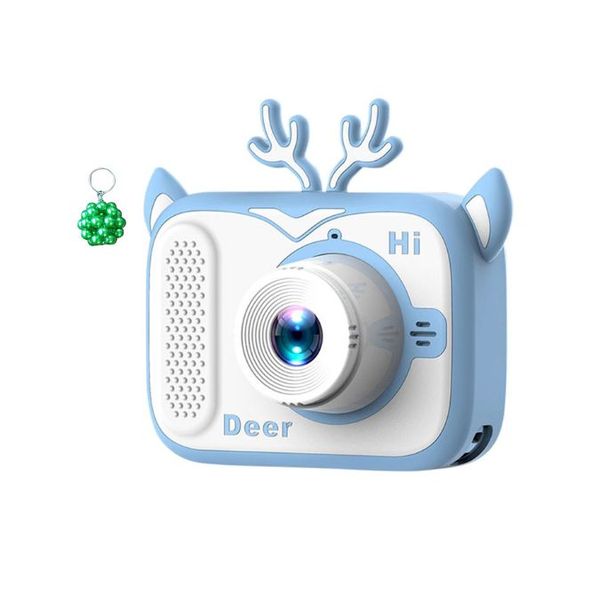 Aerbes Deer Kids Image And Video Camera With 5 Built In Games And Keyholder