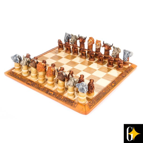 African Animal Chess Set - Big 5