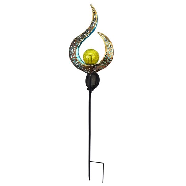 Garden LED Retro Iron Solar Lamp Waterproof Outdoor Decoration Cool - 77cm