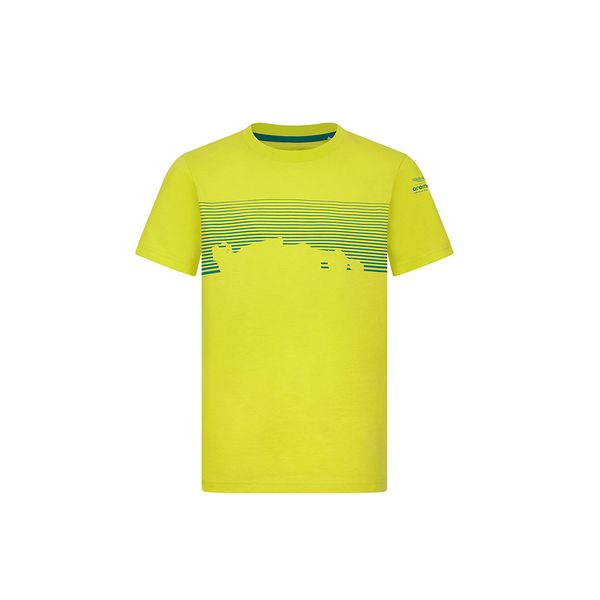 Aston Martin F1 Kids' Lifestyle Graphic T-Shirt - Lime