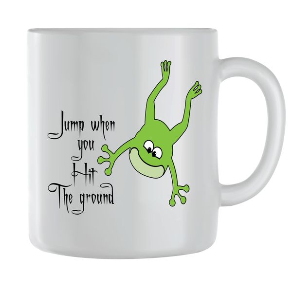 Ground jump Coffee Mugs for Men Women Trendy Frog Lover Graphic Cup Gift198