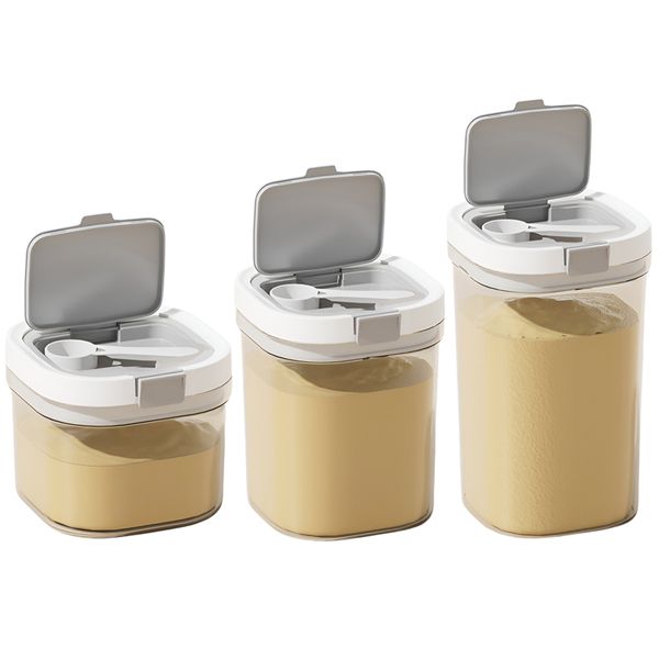 3 Pieces Of Airtight Sealed Stackable Food Storage Container Set