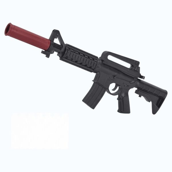 Kids Foam Dart Gun with Magazine &amp; Ammo - Black &amp; Maroon