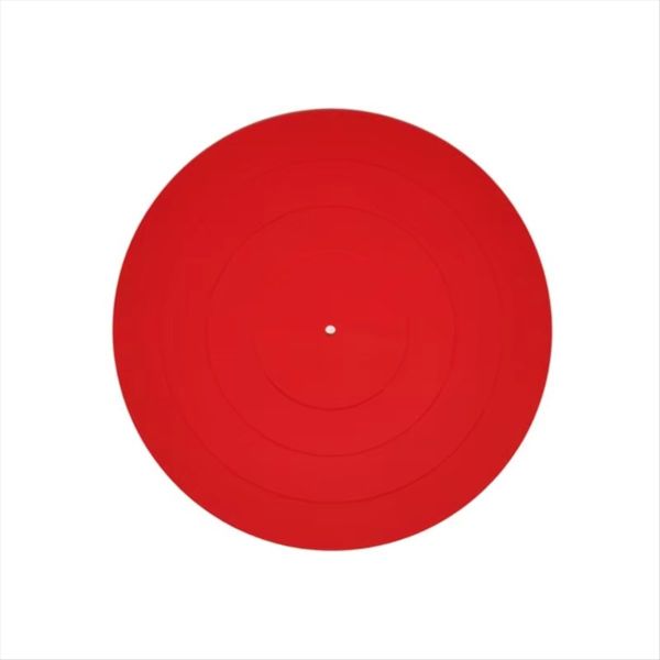 12 Inch Anti-Vibration Silicone Pad for LP Turntable, Non-Slip Rubber Mat f