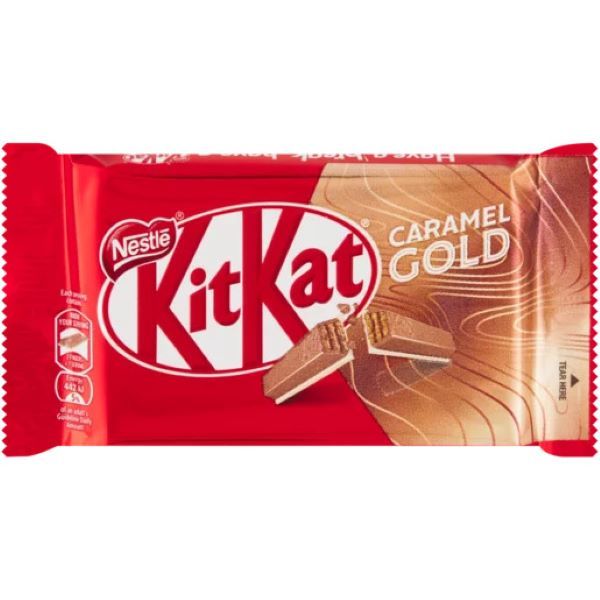Nestle Kit Kat 4 Finger Caramel Gold 48 x 41.5g Shop Today. Get it