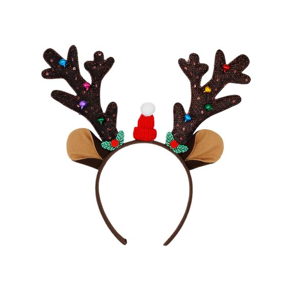 Festive Holiday Party Prop, Comfortable Fit with Brown Feathers