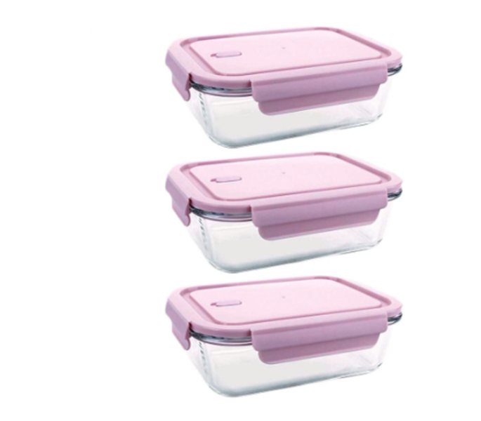 Lunch Box Pack Of 3 --Pink image