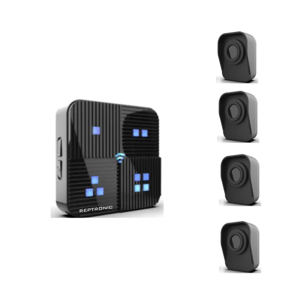 Reptronic 4x Wireless motion sensors with indication receiver alarm RPTDP03