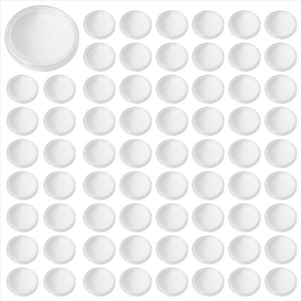 Transparent Coin Boxes 100Pcs 1Oz 40mm Capsules Cases Commemorative Coins