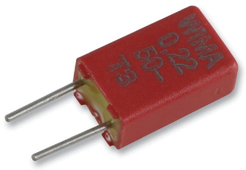 Wima (MKP1J031005D00KSSD) General Purpose Film Capacitor, 0.1 µF, ± 10%