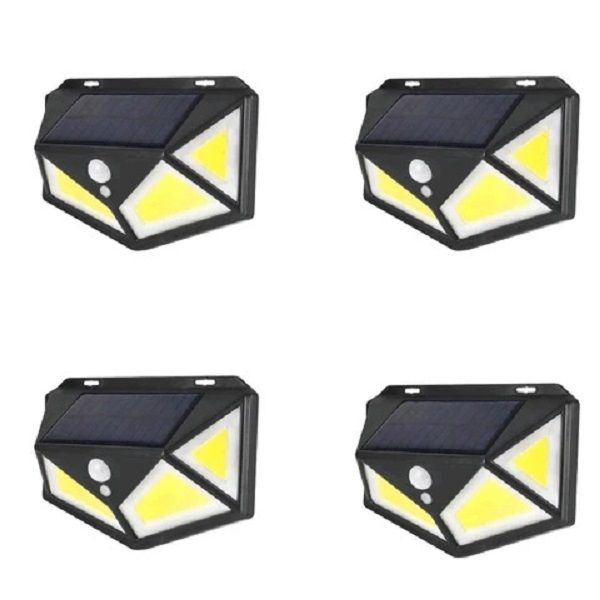 Led Solar Wall Lamp-Sh-100b (4 Piece)