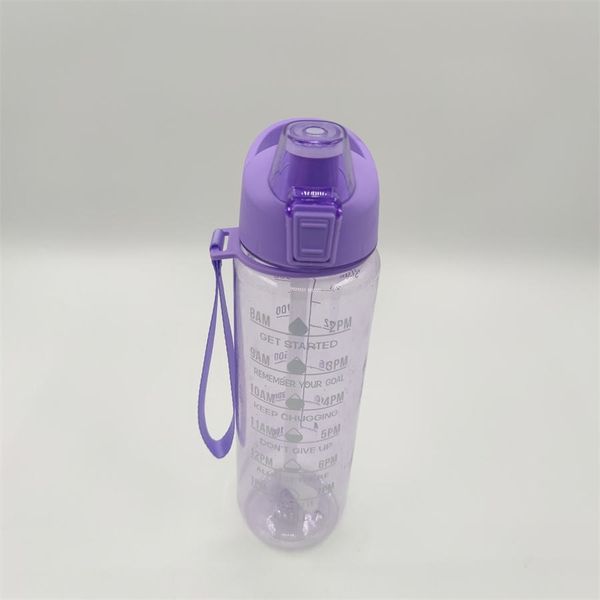 Water Bottle with Time Marker clear plastic kettle