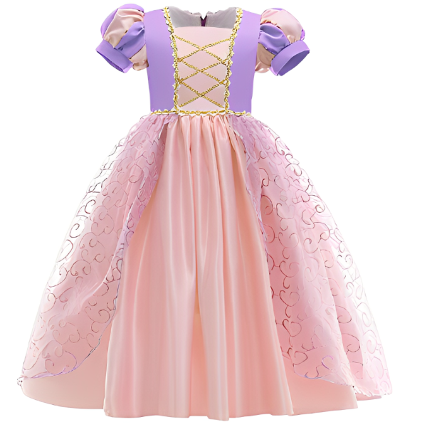 Rapunzel Princess Dress in Soft Pink