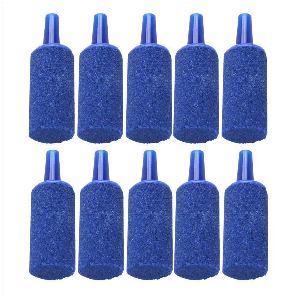 Fish Tank Mineral Bubbles Air Stone 60 Pieces Blue