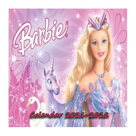 barbie wall calendar 2022