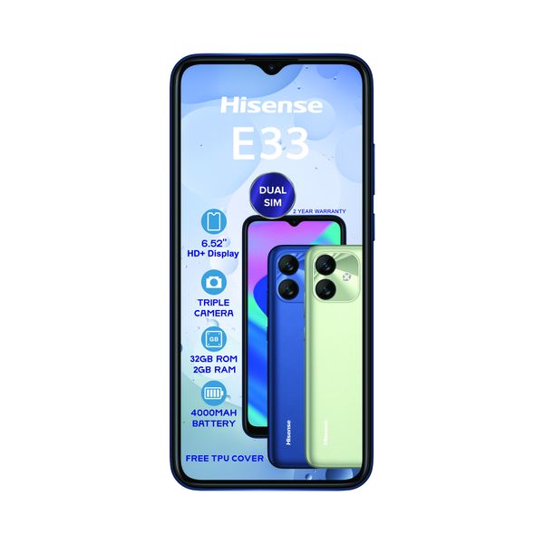 Hisense E33 32GB LTE Dual Sim - Blue