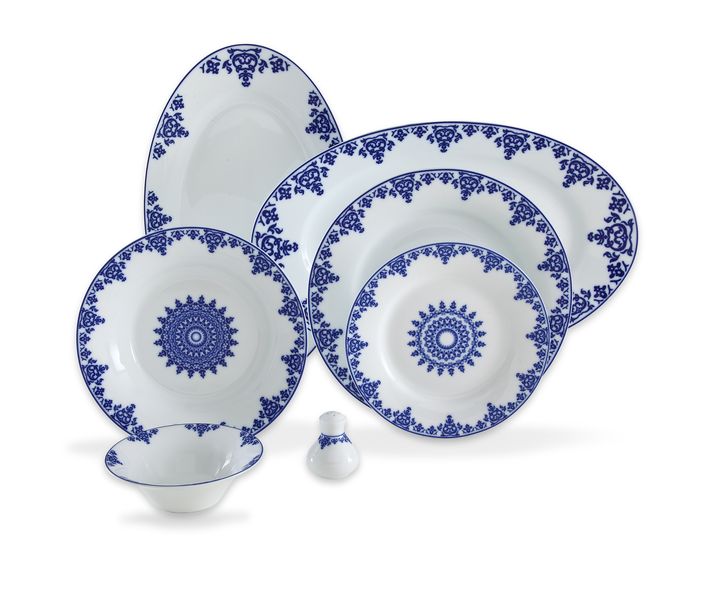 Zarin Home Porcelain – Samarkand – Shahrzad series - 35 Piece