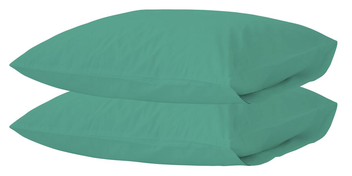 PepperSt King Size Cool Crisp pillow case Set (50cm x 90cm) Mint
