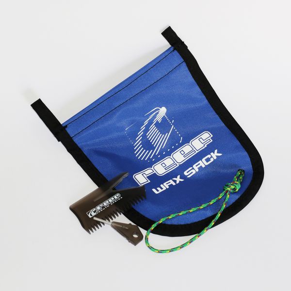 Fin Key, Wax Comb, Leash String and Wax Sack Surf Trip Set &amp; Gift Set