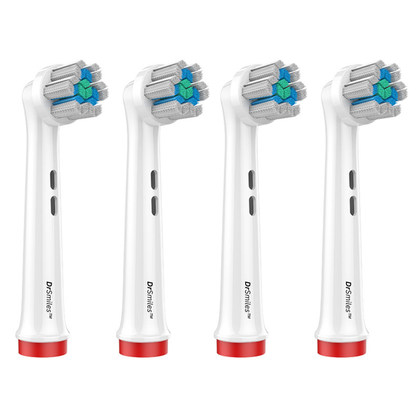 DrSmiles Replacement Heads for Oral-B Electric Toothbrush - 4 Pack - EB55X