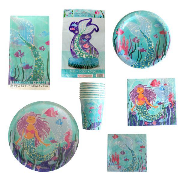 Mermaid Party Basic Tableware