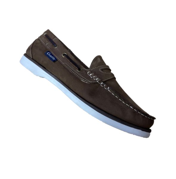 Men's Brown Leather Shoes Loafers image