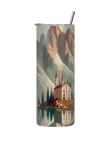 Home 20 Oz Tumbler with Lid and Straw Trendy Cool Image Graphic Present 217