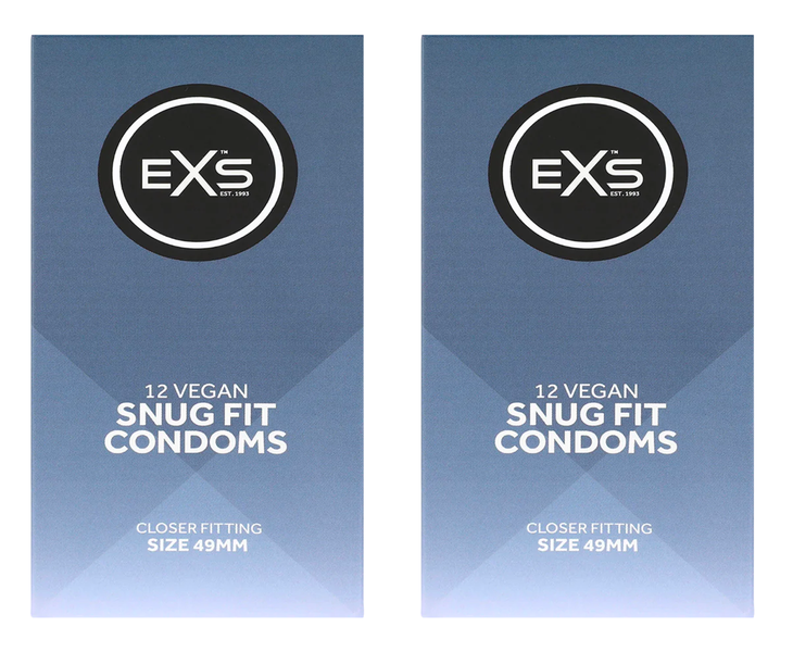 2 x 12 Pack EXS Snug Fit Condoms - 24 Condoms