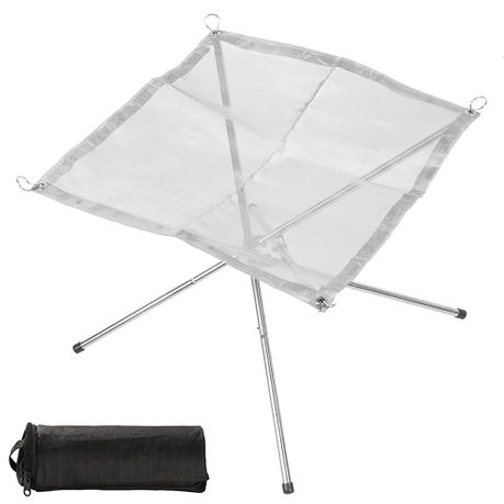 Foldable Camping Mesh Fire Pit,Portable Outdoor Folding Fire Pit Image