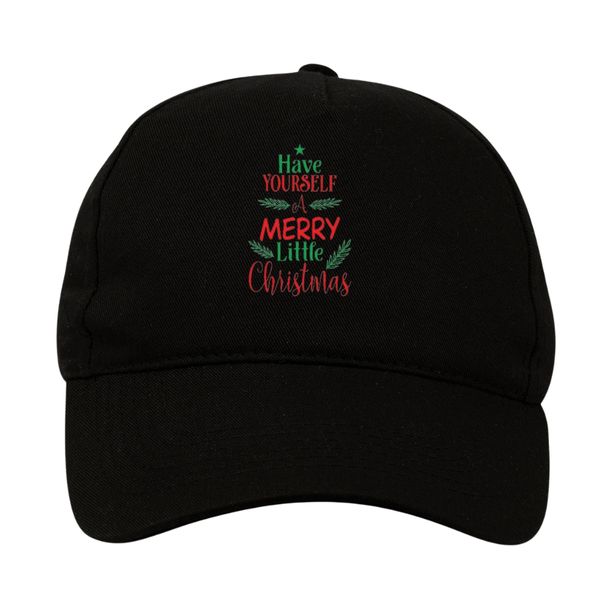 Have Yourself A Merry Little Christmas 5 Panel Cap