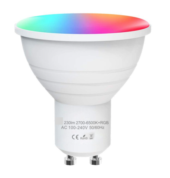 10 pack - Smart Downlight 6W Multicolour RGB GU10