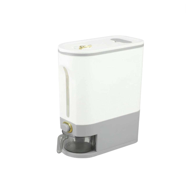 Moistureproof Rice Bucket Dispenser with Measuring Cup