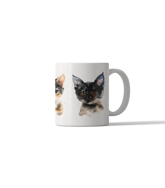 Cat Portrait 11oz DSG392 Printed Coffee Mug Gift