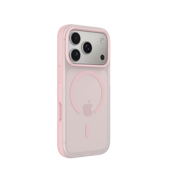 Belkin SheerForce Grip MagSafe Compatible iPhone 17 Pro Case with Slim Design &amp; Anti-Slip Side Lines - Magnetic, Transparent, &amp; Shockproof Protective