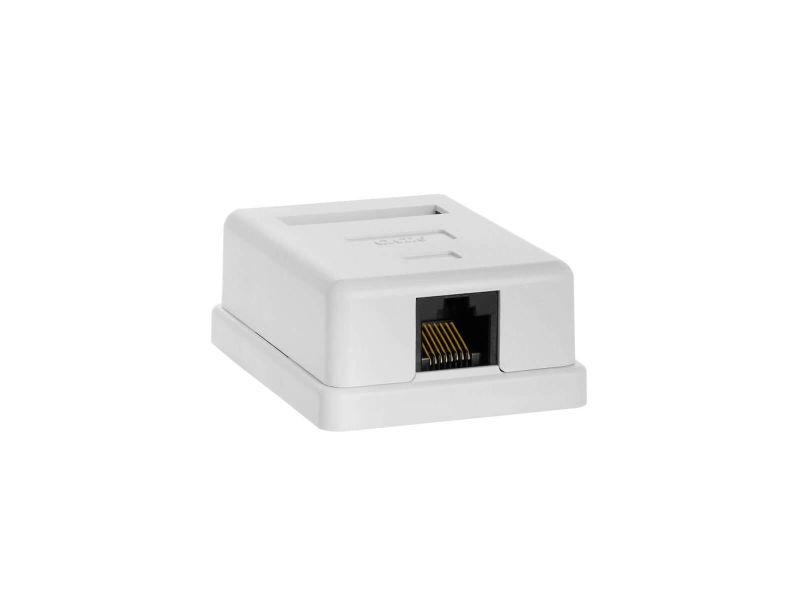 Connect CAT5E Surface Mount Single Box (C5ESFB1)