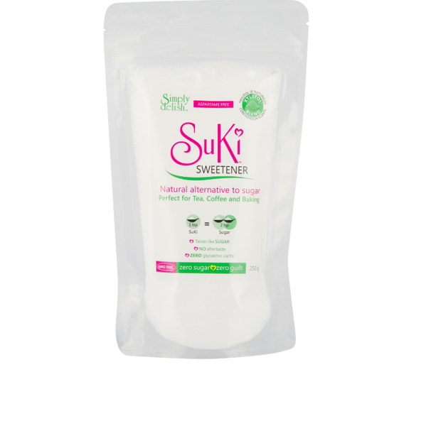 Simply Delish - SuKi Sweetener - 250g Bag - 12 Pack