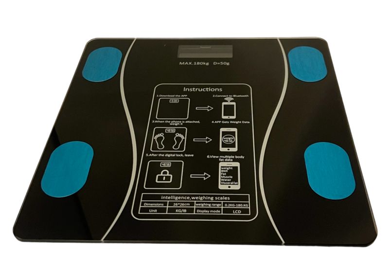 Body Weight, Fat &amp; BMI Bluetooth Scale