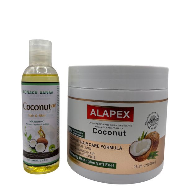 Alapex Argan Oil Hair Mask &amp; Runako Sanaa Argan Oil