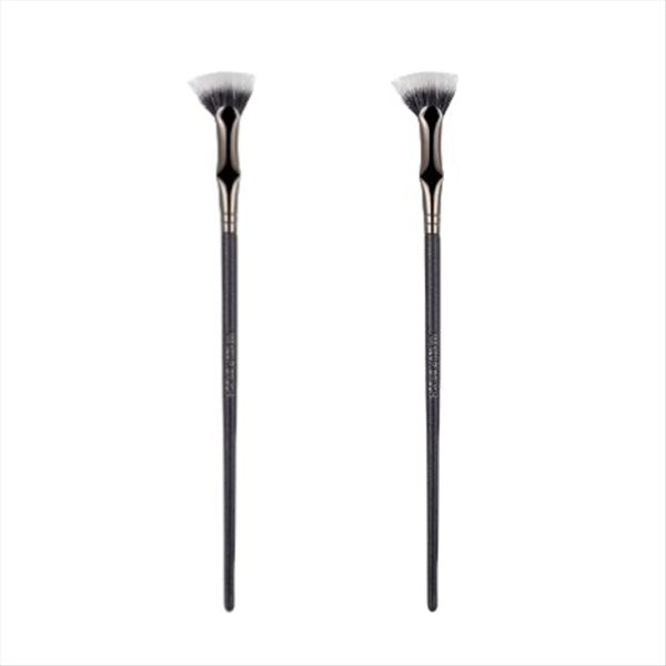 Scalloped Lash Brush For Upper Lower Eye 2Pcs