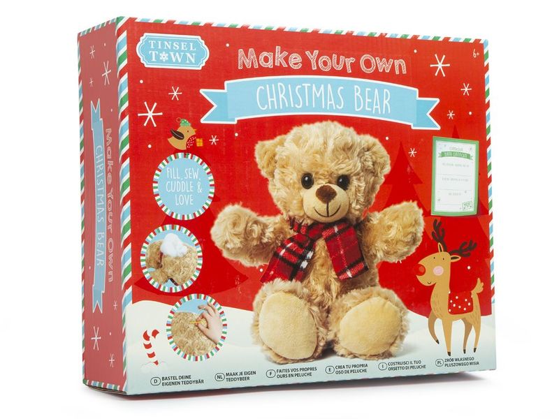 Tinsel Town Build Your Own Christmas Teddy Bear